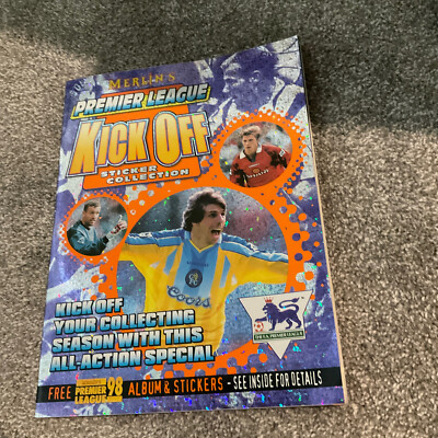 Merlin Premier League Kick Off '97 / 98 Fußball Stickeralbum - komplett