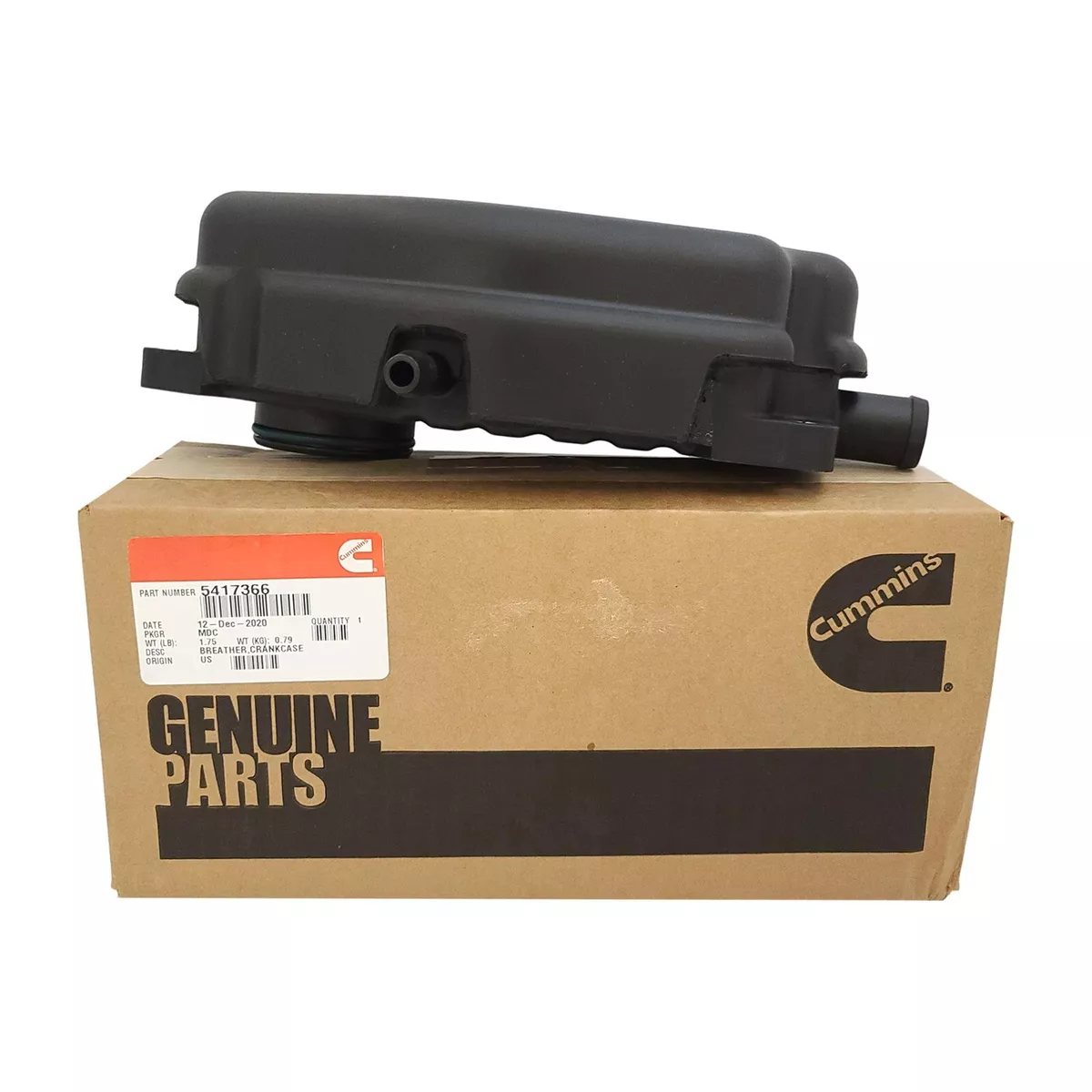 OEM CUMMINS BREATHER,CRANKCASE 5417366 is superceded by 5417366CUM 