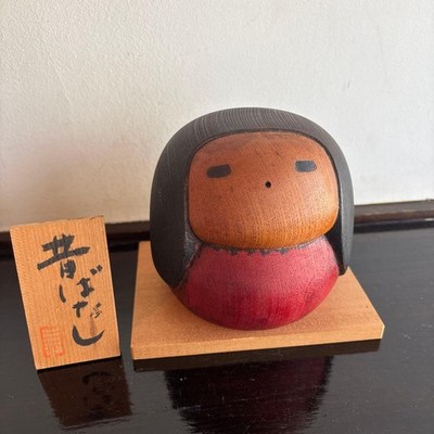 Kokeshi Sanpei Folktale Creatie Kokeshi Doll Antique Art Collection
