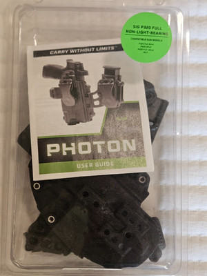 Alien Gear Photon Holster for Sig Sauer P320 Full Size OWB/IWB Ambi