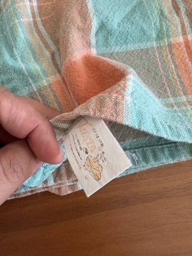 Fiestaware Fiesta Servietten 4er Set orange kariert 100% Baumwolle Homer Laughlin - Bild 5 von 6