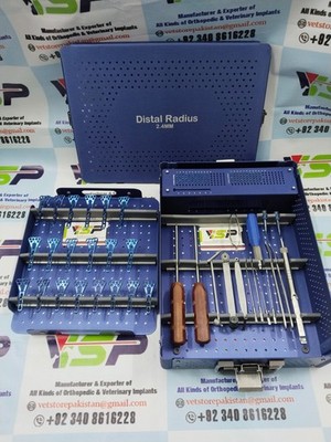 2.4MM Distal Radius Instrument Set With Plates & Screws Titanium Top Quality