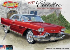 Atlantis Models H1244 1:25 1957 Cadillac Eldorado Broughm Car Plastic Model Kit