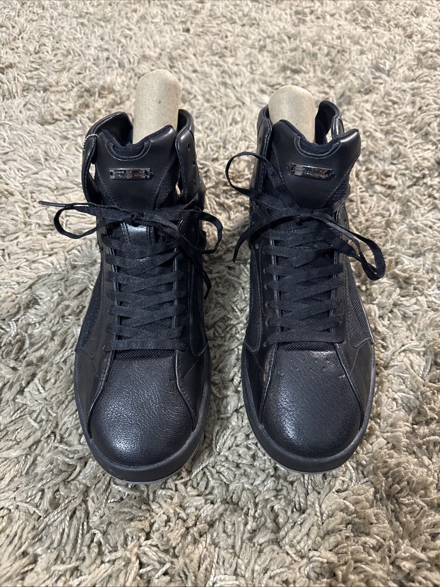 Alexander McQueen PUMA レザー ハイカット スニーカー Alexander McQueen X PUMA High-top sneakers US 8 New No Box | eBay