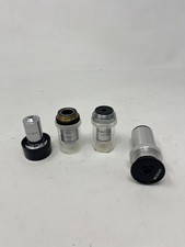 Lot of 4 Nikon Edscorp Phase Microscope Objectives