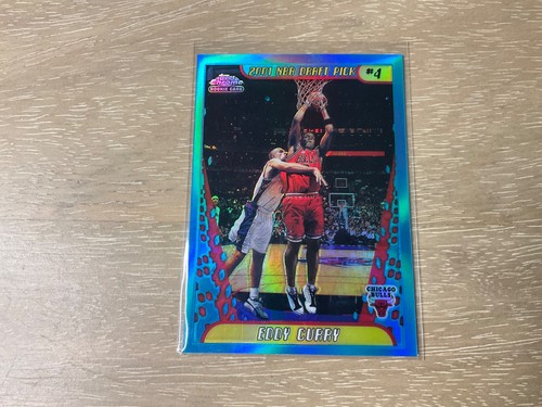 Eddy Curry [Refractor] #132 2001 Topps Chrome card