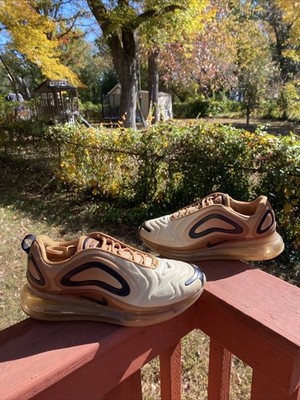Nike Air Max 720 Men s Size 11 Gold Desert Tan Athletic Shoes A02924-700