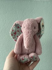 Jellycat Small Bashful Blossom Elephant With Creased Tags