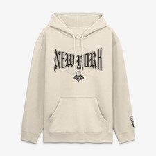 Men's Fanatics  Cream New York Liberty Legacy Fleece Pullover Hoodie