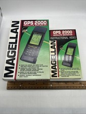Magellan GPS 2000 Satellite Navigator in Original Box  VHS Instruction Video