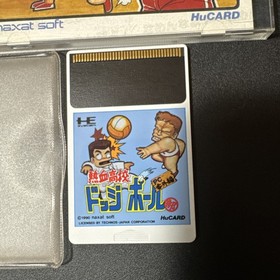 Nekketsu Koukou Dodgeball-bu Bangai-hen PC Engine HuCard Japan import US Seller