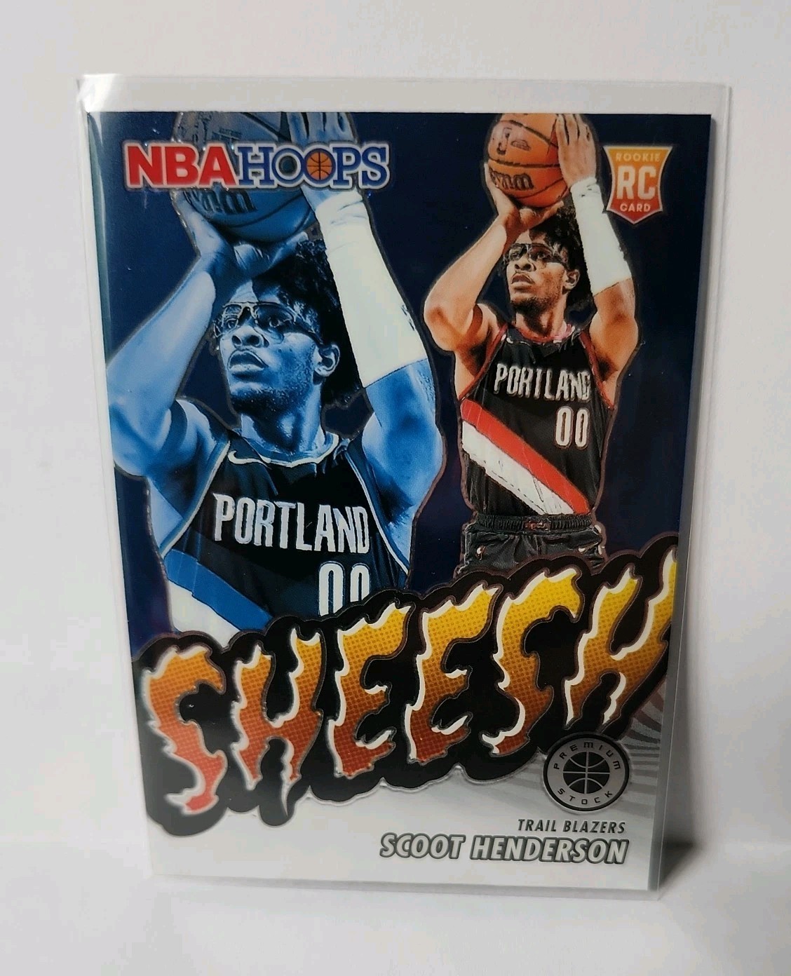 2023-24 Hoops Premium Stock Scoot Henderson Sheesh RC Silver Prizm #23