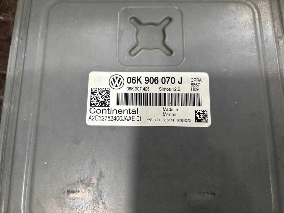 ENGINE COMPUTER VOLKSWAGEN PASSAT 2014 06K906070J PCM ECM ECU OEM - Image 2 of 4