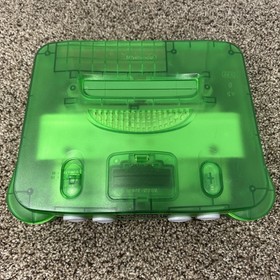 Nintendo 64 N64 Jungle Green Funtastic Console System Only Tested