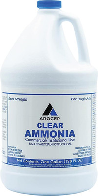 Clear Ammonia Cleaner Liquid, Multipurpose, Multi-Surface Cleaning Solution