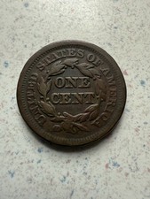 1852 Braided Hair Liberty Head Large Cent