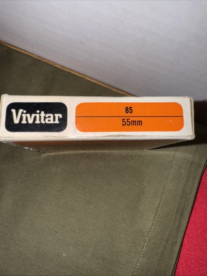 55mm Vivitar Photo Filter 85 Warming Color Circular Threaded New Vintage - Image 3 of 3