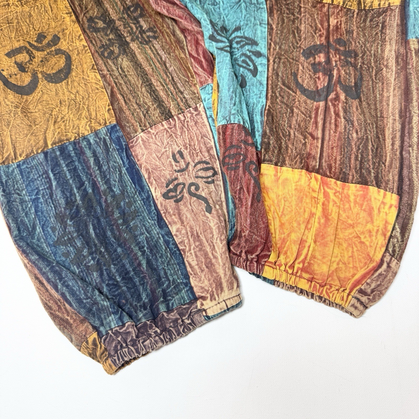 Patchwork Boho Harem Yoga Jogger Pants Hippie Fes… - image 3