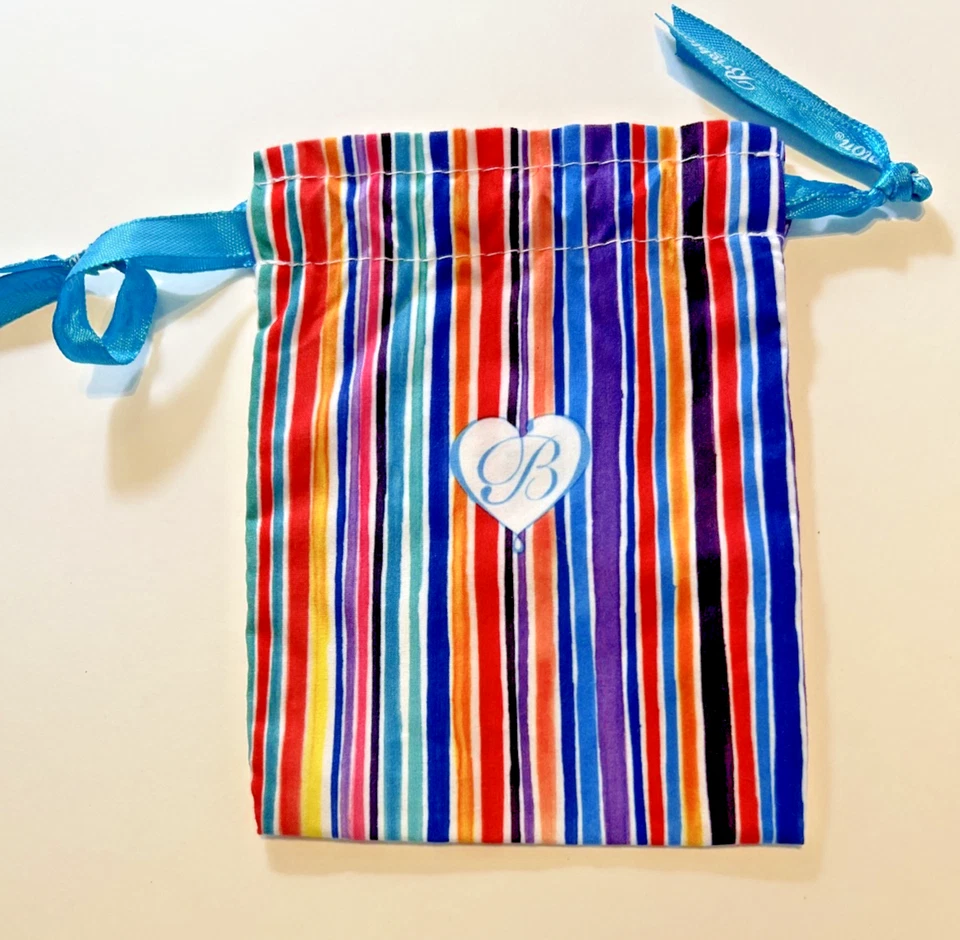 Lote de 4 diseños de bolsas antipolvo con cordón pequeño Brighton Foto 3 de 4