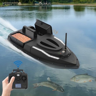 Fishing Bait Boat, Double Bait Hooper Bait Boat for Fishing with Remote Control