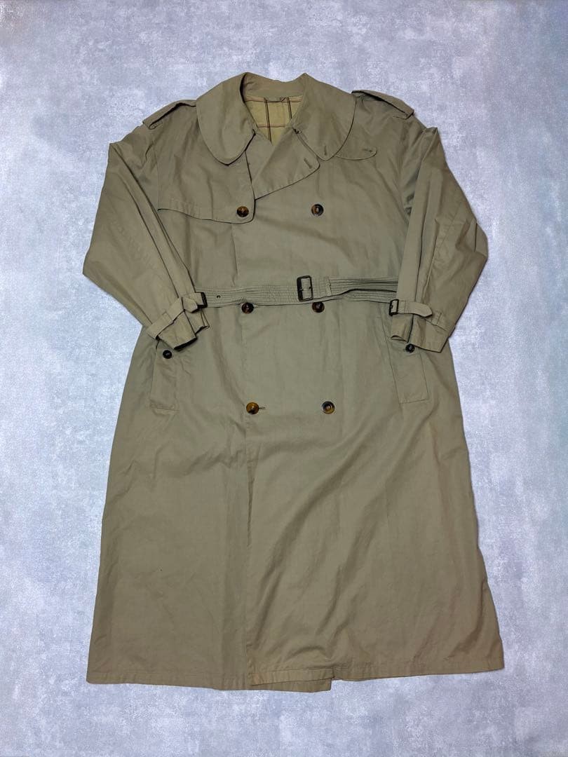 GIORGIO ARMANI 80s90s trench coat khaki size 48 Men's stylish From
