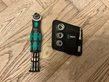 Wera 8009 Zyklop Pocket Set 2- 18 Piece Ratchet Bits Sockets 3/8”Sq & 1/4”hex