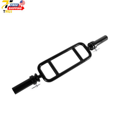 Barbell Olympic 2 Inch Black Triceps Bar 34 Inch Bar