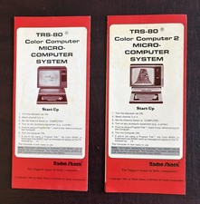 Tandy Radio Shack TRS-80 Color Computer  Color Computer 2 Start up Guides