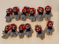 12 X LOT World of Miniature Bears By Theresa Yang 1.25" Baby Andy 893-LOT