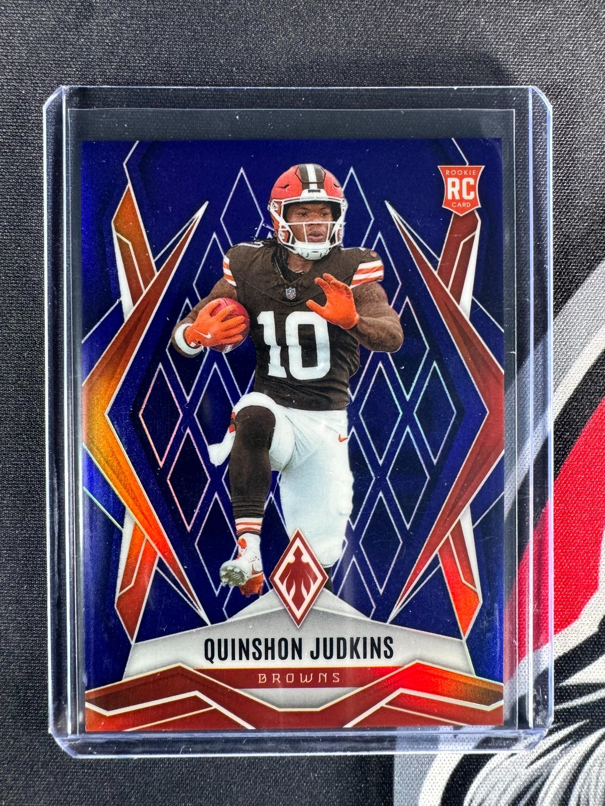 2025 Phoenix Football Quinshon Judkins RC Blue /50 #191 Browns