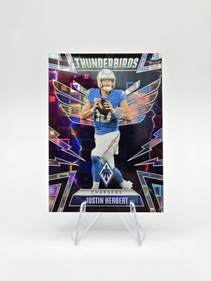 Justin Herbert 2025 Panini Phoenix Thunderbirds Silver Pandora SP #/249 #29