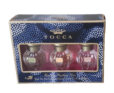 TOCCA Trio Eau De Parfum Dabbers Florence, Stella & Cleopatra (0.17 Oz 5 ml x 3)