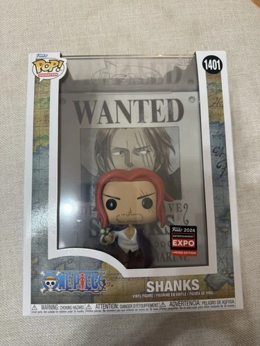 Funko Pop! One Piece Shanks Wanted Poster 1401 C2E2 Shared Exclusive