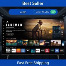 VIZIO 55" OS 4K Ultra HD Smart Television Dolby Vision HDR Home Office Netflix