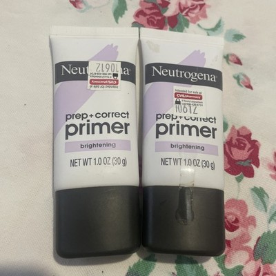 New Neutrogena Prep+Correct Primer Brightening 1.0oz Seaweed Extract Read See