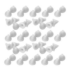 100 Pcs Silicone Sealant Nozzles Jet Shower Head Replacement Parts