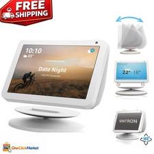 360 Degree Rotation Smart Speaker Stand for Echo Show 5  8 - Anti-Slip Base