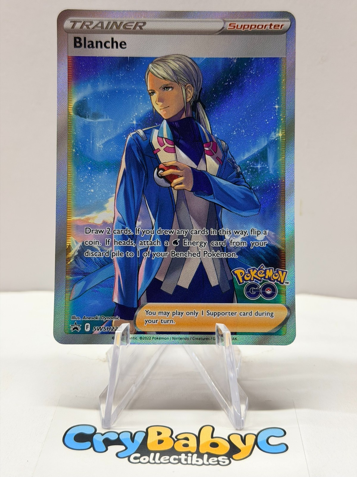Pokemon Blanche SWSH227 Sword & Shield BLACK STAR PROMO TRAINER