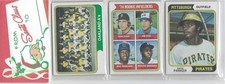 1974 Topps 12 Card Holiday Design Baseball Rack Pack.. 74 Rookie Infielders