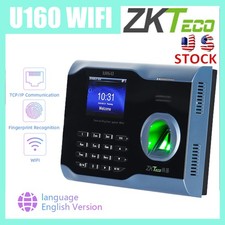 ZKTeco U160 Fingerprint Biometric Time Clock Employees Attendance Machine TCP/IP