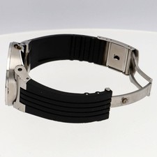 ORIS 7585 Williams Black Dial Stainless Steel Rubber Automatic Men's Watch Auth 6