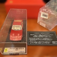 Kyosho Ferrari 365GTC Diecast 1/43 auto in miniatura mai usata con usura scatola