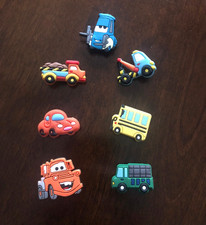 Lot of 7 Disney Cars Crocs Charms