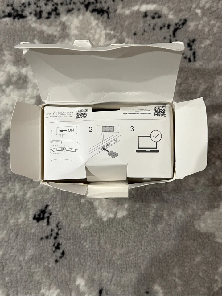 Elecom Mouse Wireless Receiver Included Trackball Handy Type Relacon - Image 4 of 4