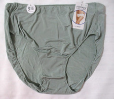 JOCKEY SZ 8 XL HIP BRIEF 1372 TACTEL NO PANTY LINE PROMISE SAGE GREEN PANTIES