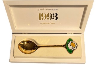 925er Silber Jahreslöffel 1993 Robbe&Berking Länge 17 4 cm Gewicht 63 g in OVP