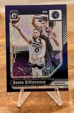 2024-25 Donruss Optic DONTE DIVINCENZO Purple Shock Prizm #137 Timberwolves