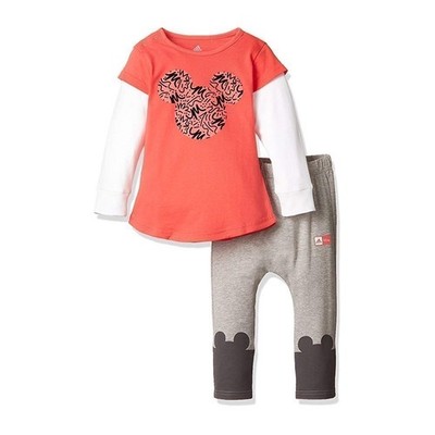 Tracksuits Universal Infants Adidas Disney Mickey Mouse CE9812 White-Grey-Red