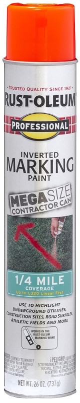 Rust-Oleum Professional Mega Marking Paint Quarter Mile Distance Spray
