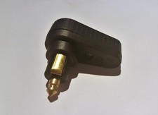 Stecker DIN 2 Polig gewinkelt f&uuml;r Handlampe Scheibenwischer  Oldtimer Traktor